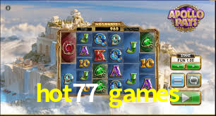 Bônus de Boas-vindas hot77 games